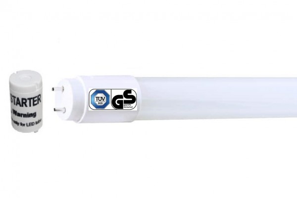 TÜV SÜD, GS - 120 cm LED-Röhre T8 - G13, 18 Watt, 330° Ausstrahlung, Neutralweiß 4000K