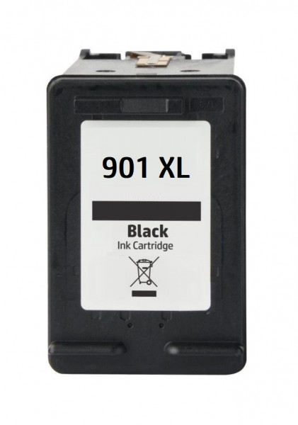 Kompatible Druckerpatrone HP 901XL schwarz, black - CC654AE, CC653AE