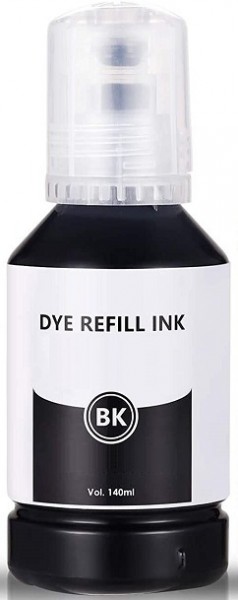 140 ml Nachfülltinte black für Epson Ecotank 101, 102, 105, 106, 113