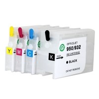 Wiederbefüllbare Tintenpatronen HP 950 & 951 XL mit Auto Reset Chips Wiederbefüllbare Tintenpatronen HP 950 & 951 XL mit Auto Reset Chips