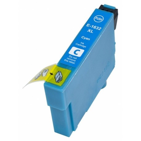 Druckerpatrone wie Epson T1632, T16 XL cyan