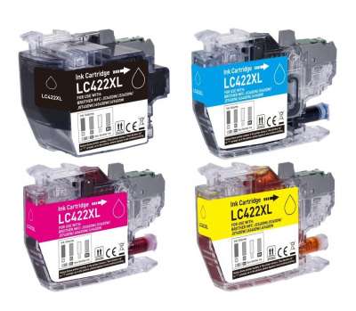 10 Compatibili LC1100 LC980 Cartucce d'inchiostro per Brother DCP-145C 165C 195C 197C 385C 585CW 6690CW MFC-250C 290C 490CW 5890CN 5895CW 6490CW 990CW J615W - Nero/Ciano/Magenta/Giallo, Alta Capacità