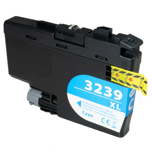 XL Druckerpatrone wie Brother LC-3237 C, LC-3239 XL-C Cyan