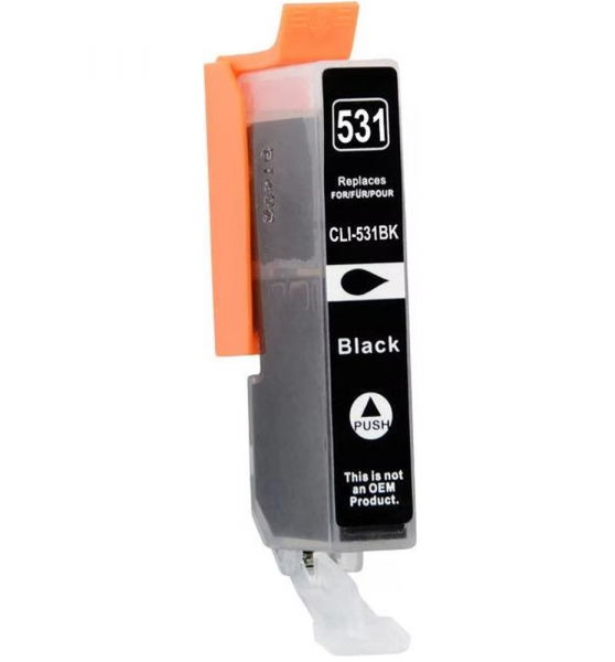 Kompatible Druckerpatrone Canon CLI-531 Schwarz, Black, 6118C001 CLI-531BK