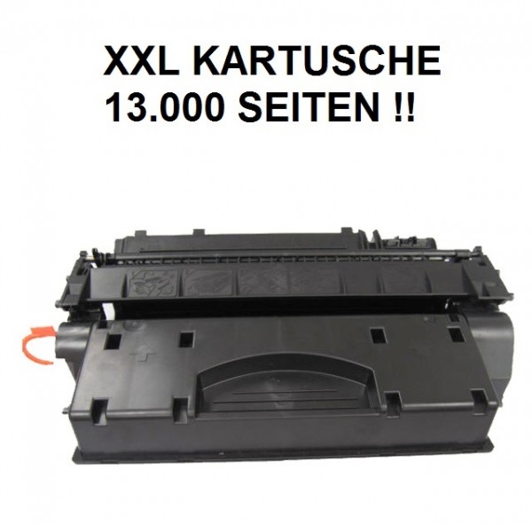 Kompatible XXL Tonerkartusche HP CE505X, 05X, Canon Cartridge CRG 719 H black schwarz 13.000 Seiten