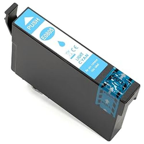 Kompatible Druckerpatrone wie Epson T0805 Light-Cyan