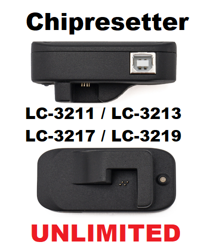 USB Chipresetter für Brother Druckerpatronen LC-3211, LC-3213, LC-3217, LC-3219 XL - OHNE LIMIT