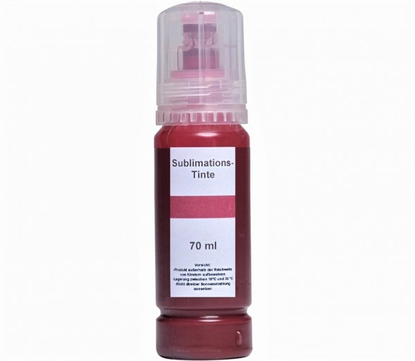 70 ml Dye Sublimationstinte magenta für Epson Ecotank 101, 102, 103, 104, 105, 106, 113, 114
