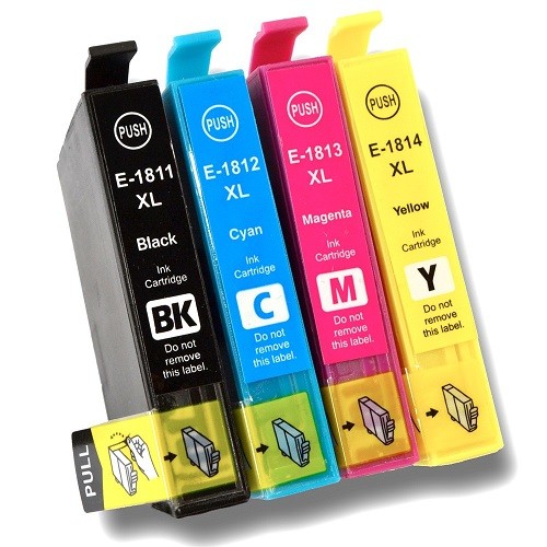 Druckerpatronen Set wie Epson T1811, T1812, T1813, T1814, T18 XL, T1816