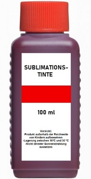 100 ml Dye Sublimationstinte magenta - für Epson, Ricoh, Mutoh, Mimaki, Roland...